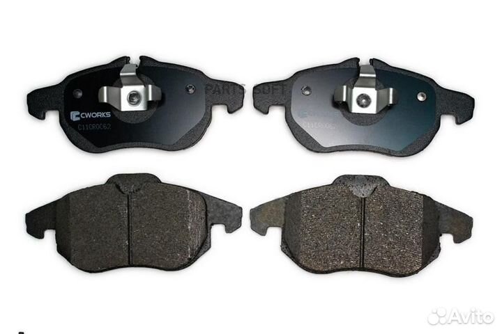 Cworks C11CR0062 Тормозные колодки передние, Low M