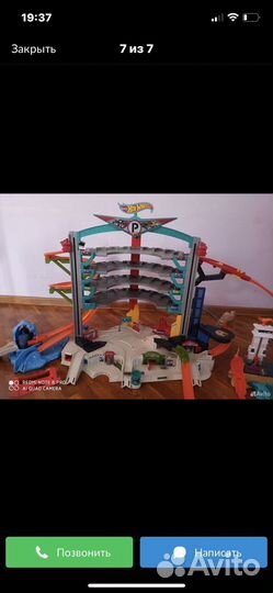 Парковка гараж Хот вилс