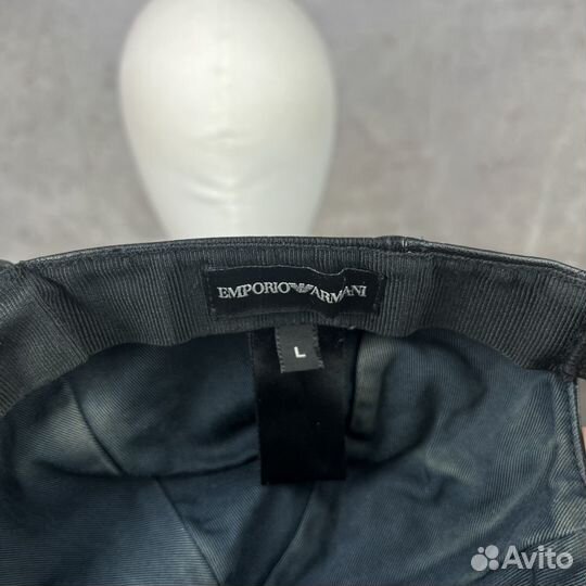 Кепка Emporio Armani Кожаная Оригинал (Guess)