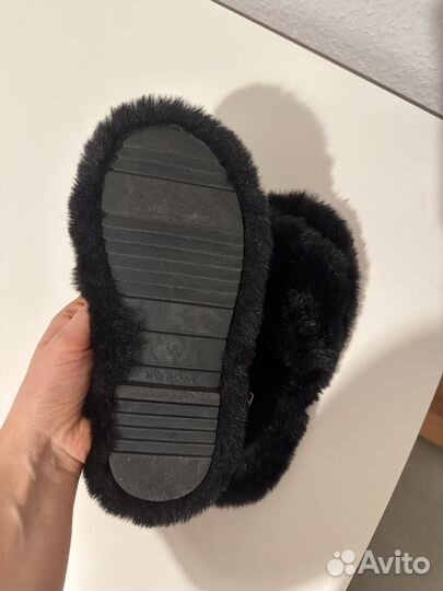 Меховые тапочки домашние