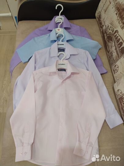Рубашки на мальчика 122 128