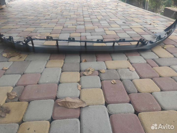 Киа спортейдж 3Нижний спойлер переднего бампера