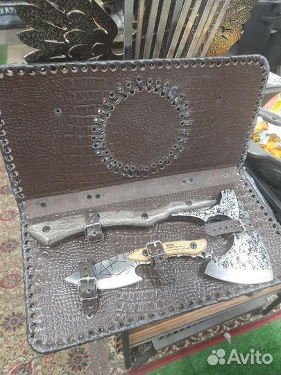 Топор Сварог чехол натуральная кожа