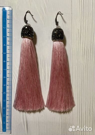 Серьги кисточки