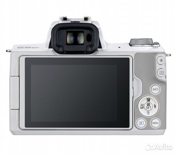 Камера Canon EOS M50 Mark II 15-45 IS STM белый