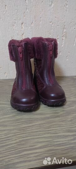 Зимние сапожки для девочки 22 kotofey