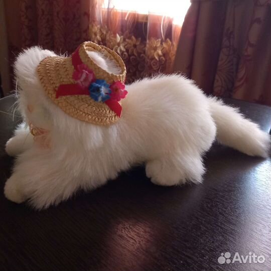 Мягкая игрушка.Котенок в шляпе