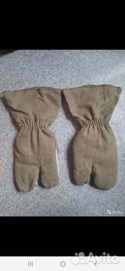 Краги трехпалые теплые