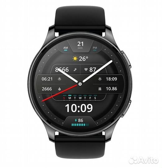 Смарт часы Amazfit Pop 3R A2319 Metallic Black, Si