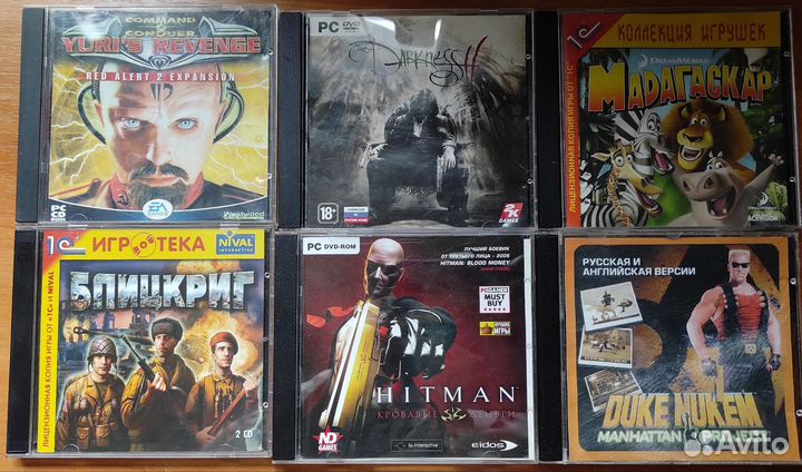 Компьютерные игры диски для пк (PC) лицензионные