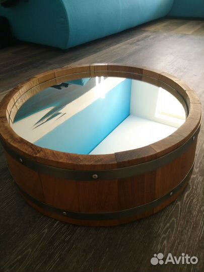 Зеркало ручной работы, бочка