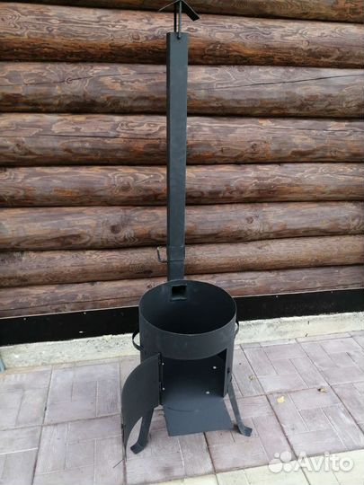 Печь под казан 10л + казан 10л + шумовка 45см