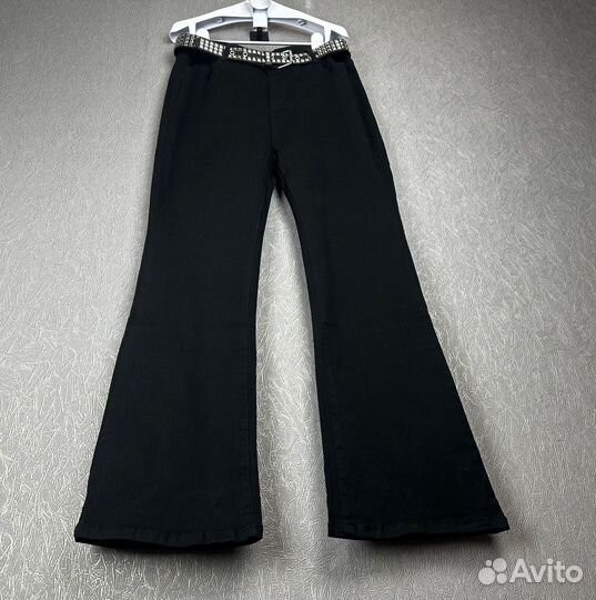 Джинсы Rick Owens type клеш modern flora