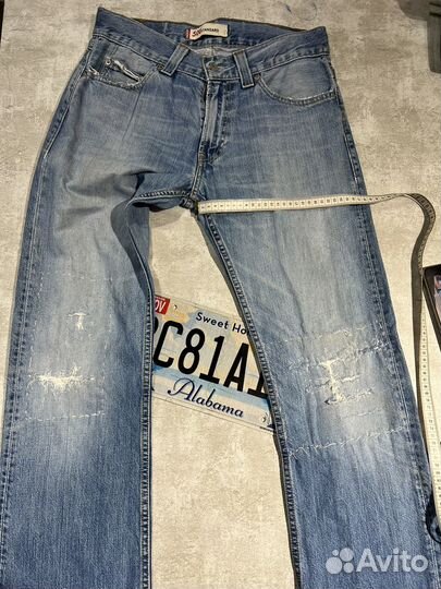 Джинсы levis 506 31 34 distressed
