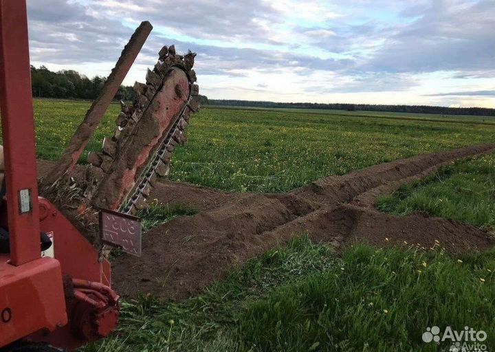 Услуги бары- траншеекопателя