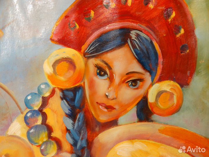 Шагушина Птица Гамаюн картина холст масло