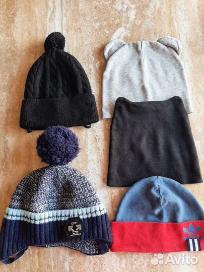 Шапки на мальчика от 1- 2,5 лет