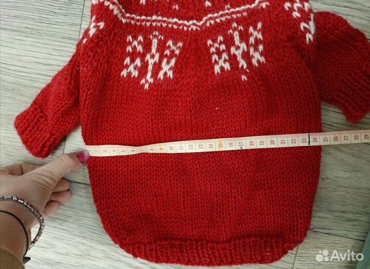 Новогодний свитер для небольшой собачки