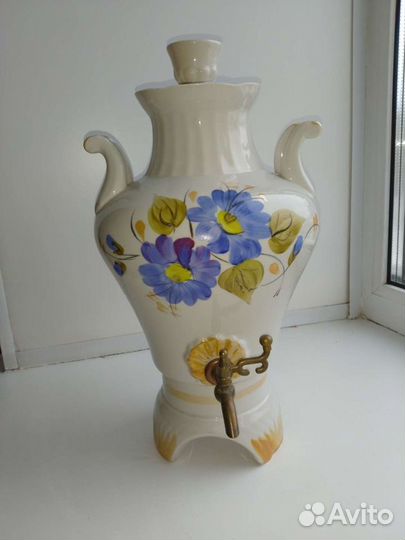 Самовар электрический фарфоровый