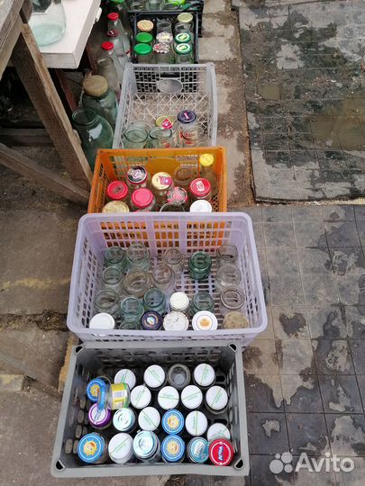 Банки стеклянные от 3 литров до 50мл