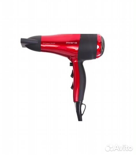 Фен Polaris PHD 2077i, 2000 Вт, красный