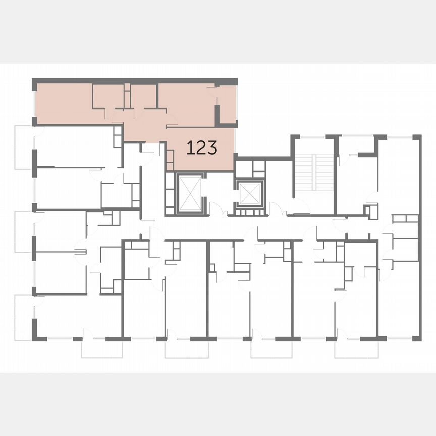 2-к. квартира, 58,1 м², 8/10 эт.