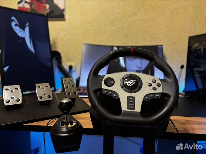 Игровой руль dexp wheelman pro gt