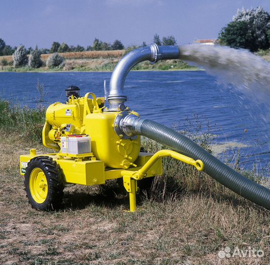 Аренда мощной мотопомпы/насоса 360 м3/ч Водопониж