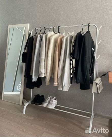 Вешалки напольные Новые Белые