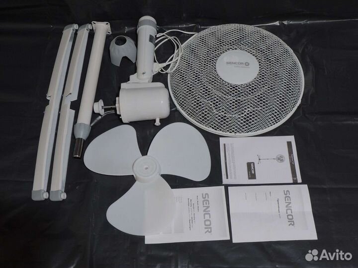 Вентилятор напольный sencor sfn 4047wh