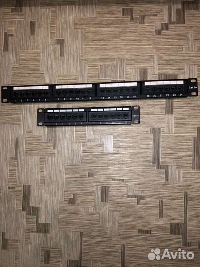 Патч панели 12 портов