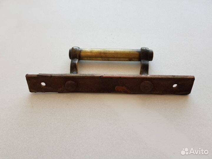 Старинная ручка дверная, оконная. Бронза Царизм