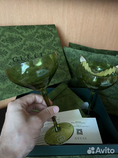 Бокалы Gucci