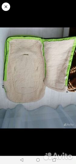 Зимний конверт в коляску