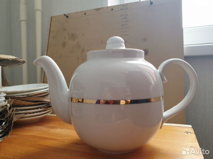 Чайник заварочный 1,4 л, Дулёвский фарфор