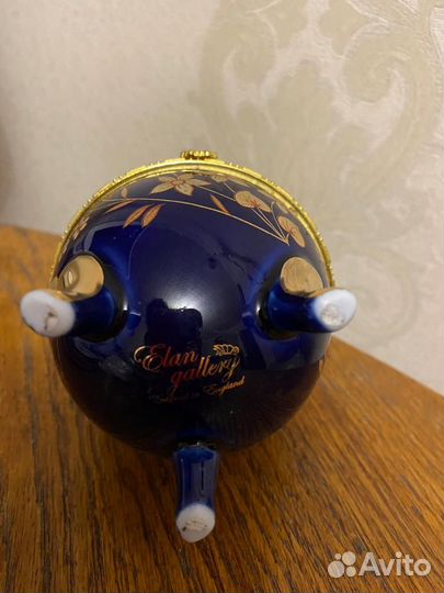 Пепельница цветное стекло СССР, шкатулка 