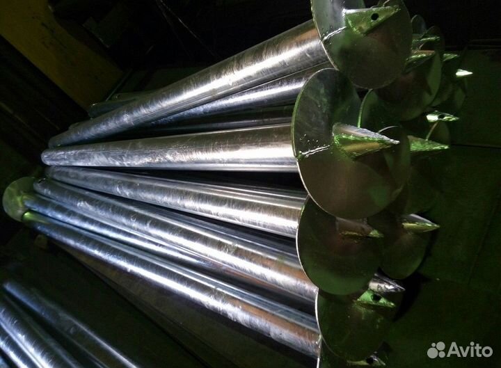 Винтовые сваи, доставка, монтаж