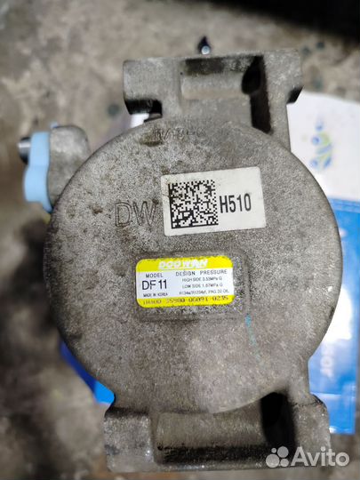 Компрессор кондиционера kia rio 4