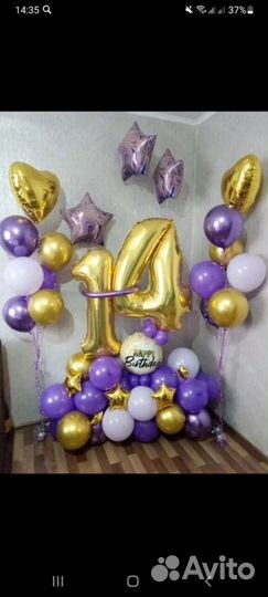 Оформление шарами