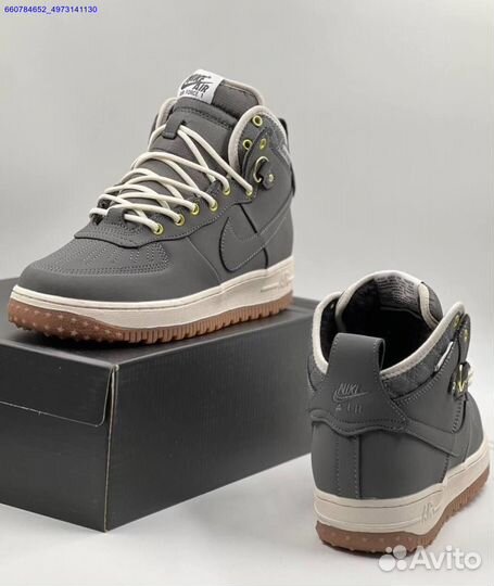 Кроссовки Nike Air Force 1 Duckboot (с мехом) (Арт.23481)