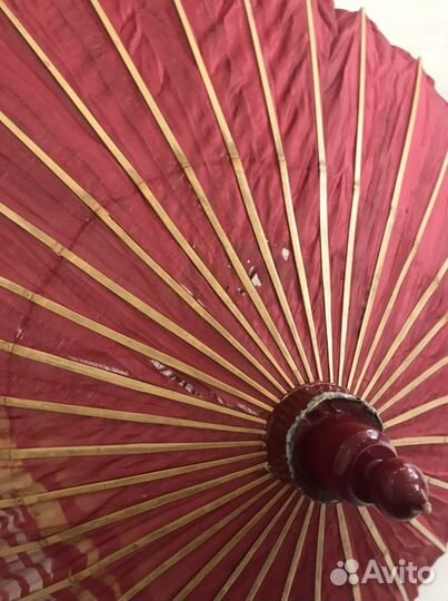 Вентажный прогулочный зонтик из банбука, Китай