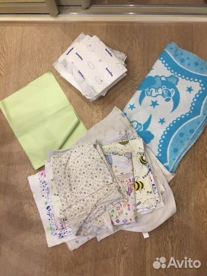 Пеленки трикотажные хлопковые байковые