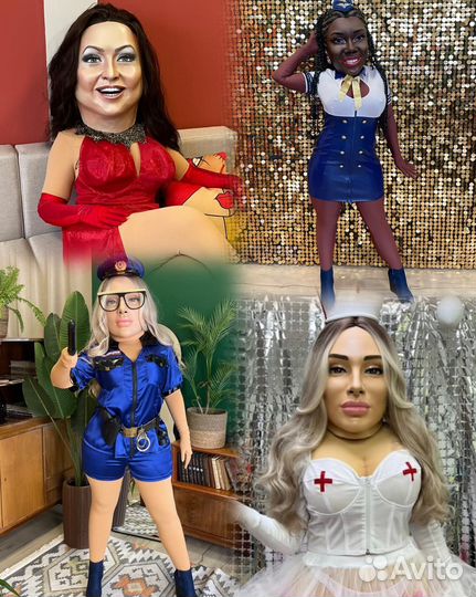 Ростовая кукла стриптиз, аниматоры