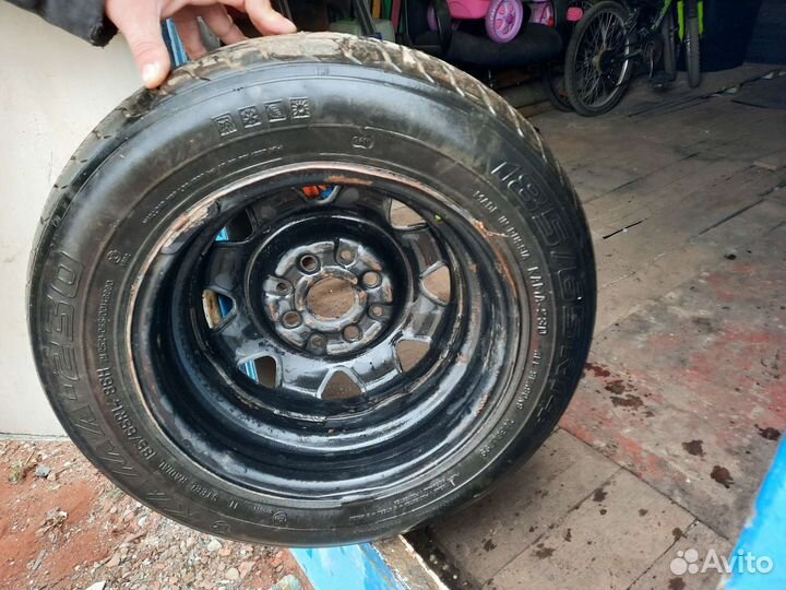 Резина kama 185/65 14r на штамповке