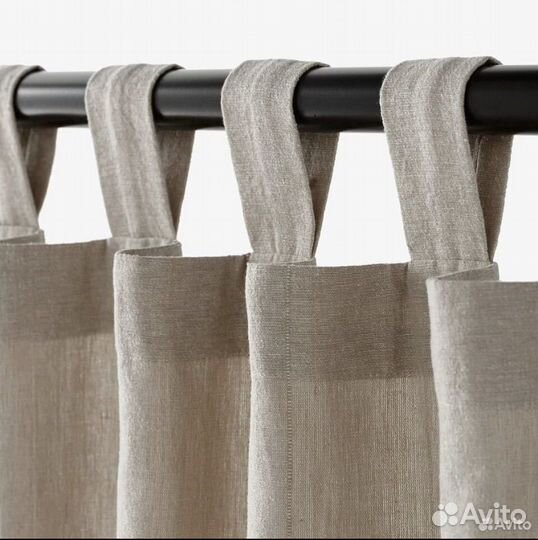 Шторы лён икея