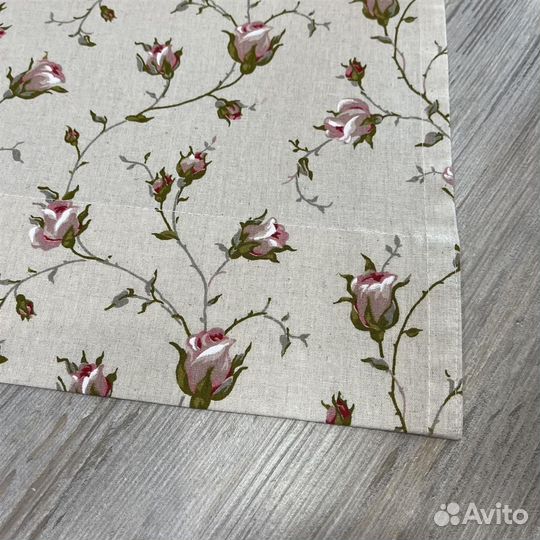 Шторы льняные