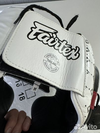 Боксерский шлем Fairtex Super Sparring HG10 White