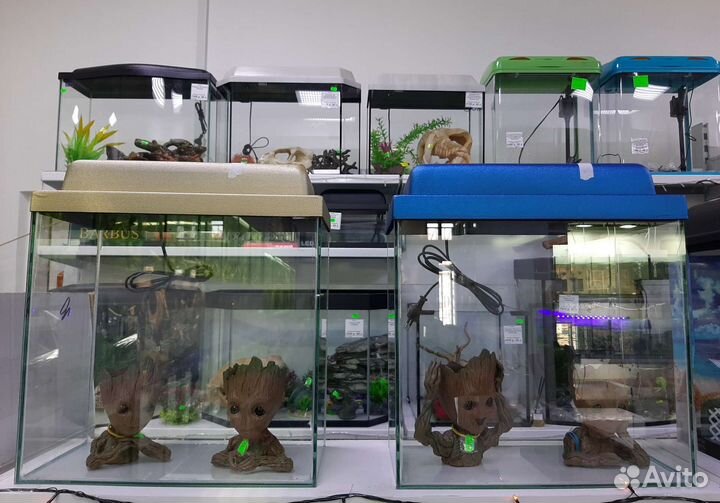 Аквариумы от 4л до 200л