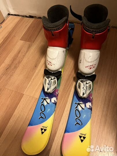 Горные лыжи детские 70 см комплект