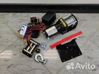 Лебедка электрическая 12v 3000 LBS новая